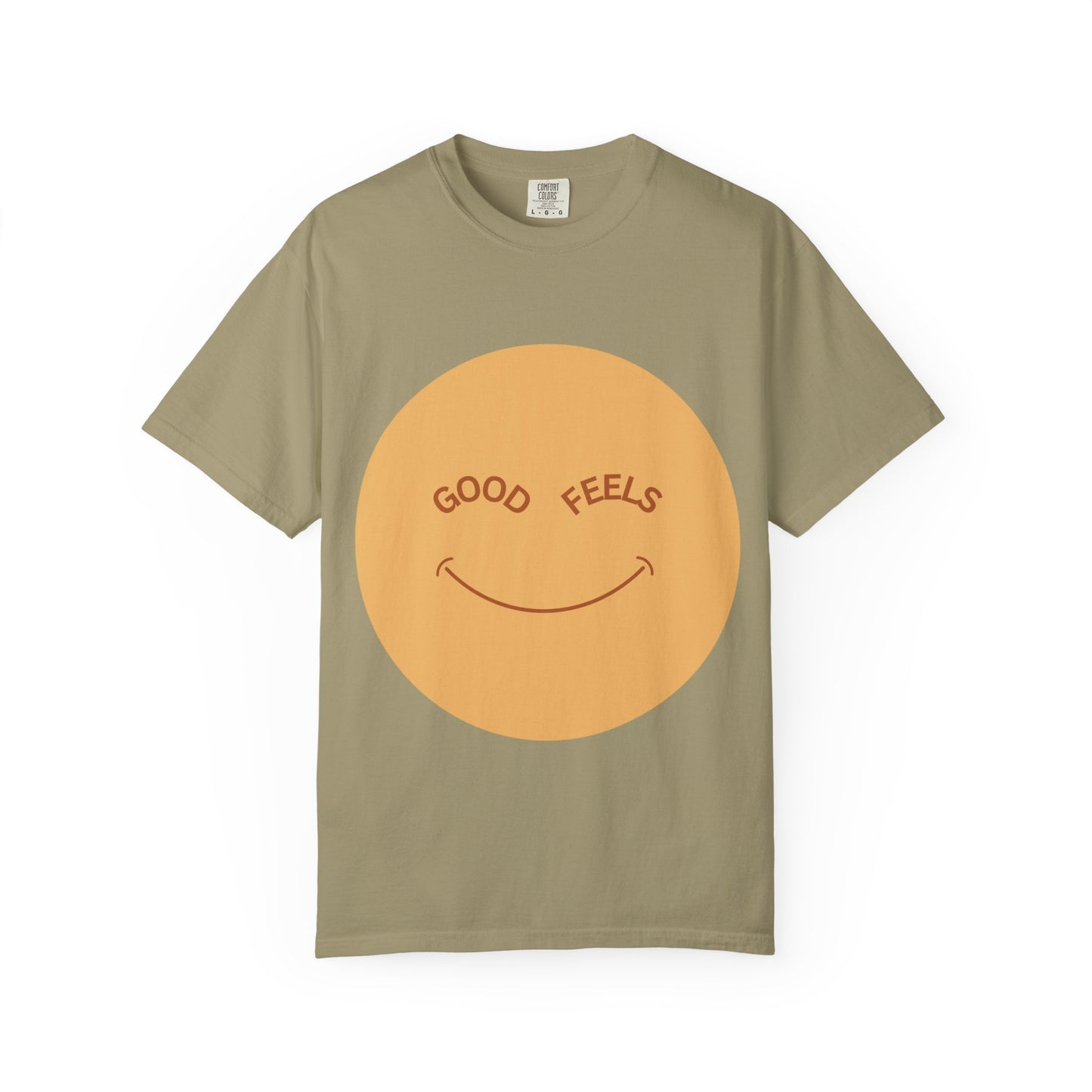 The Good Feels T-shirt | Brown Smile