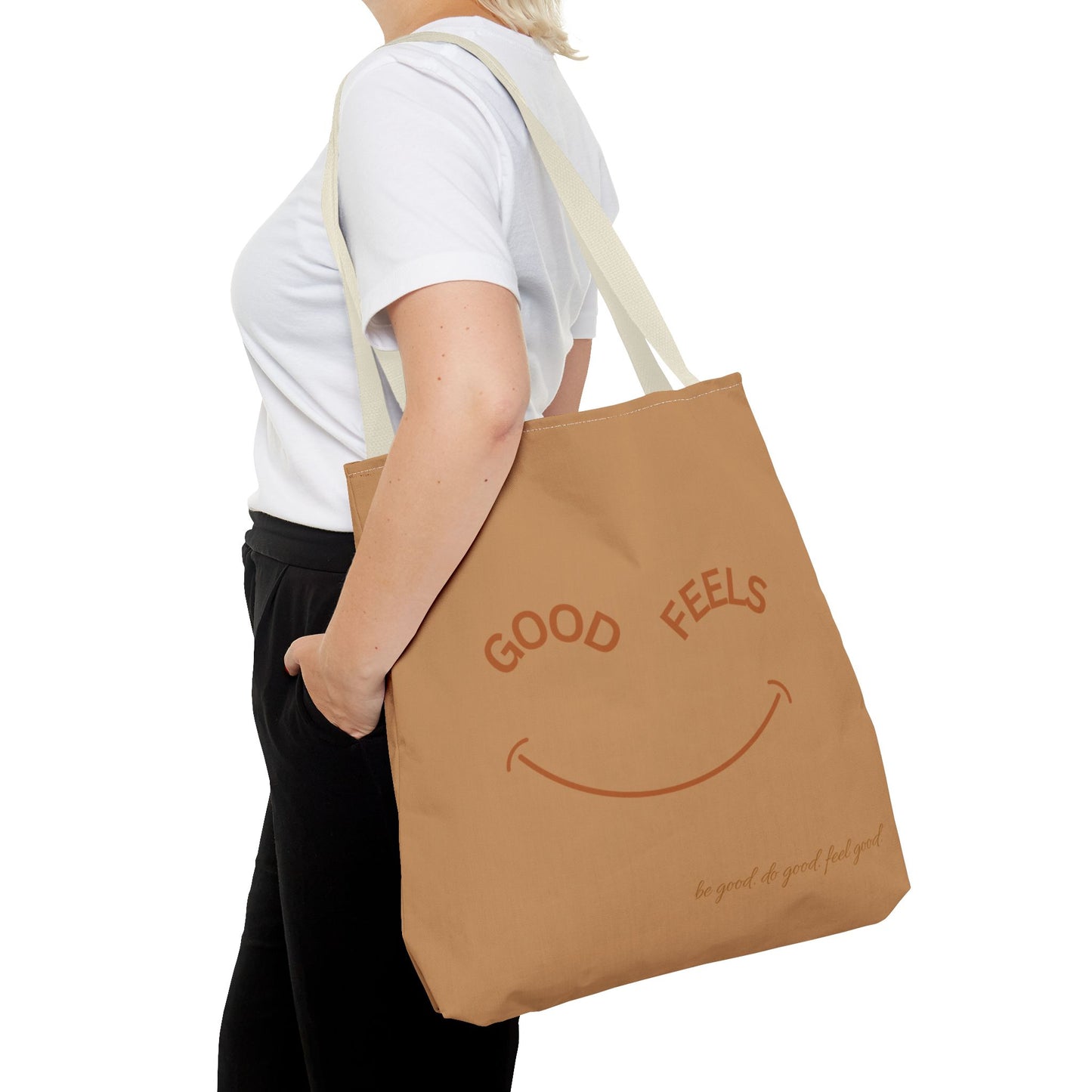 Tan Good Feels Tote Bag