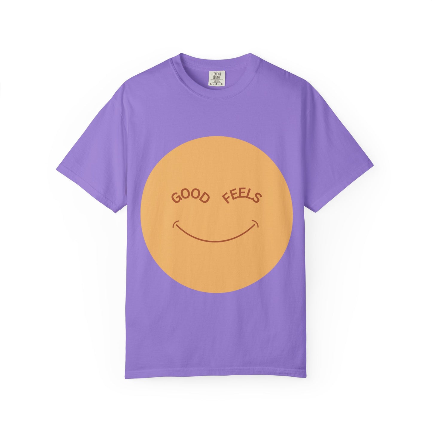 The Good Feels T-shirt | Brown Smile