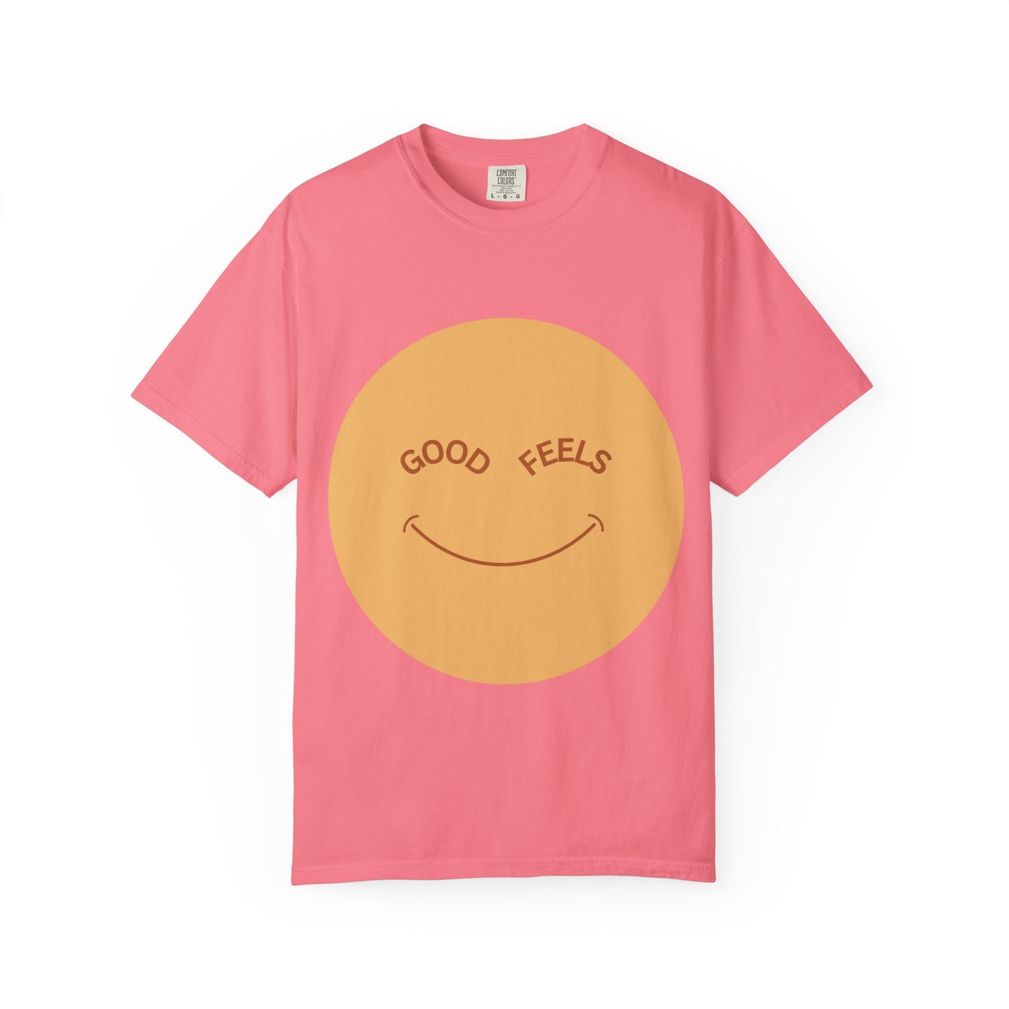 The Good Feels T-shirt | Brown Smile