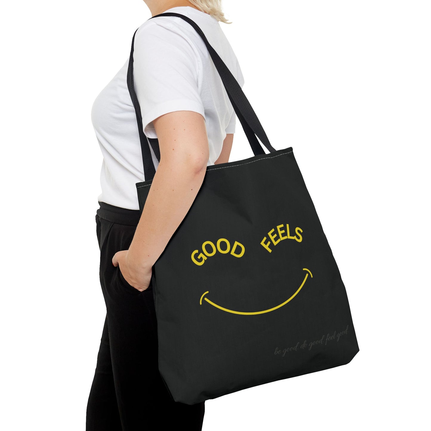Black & Yellow Good Feels Tote Bag