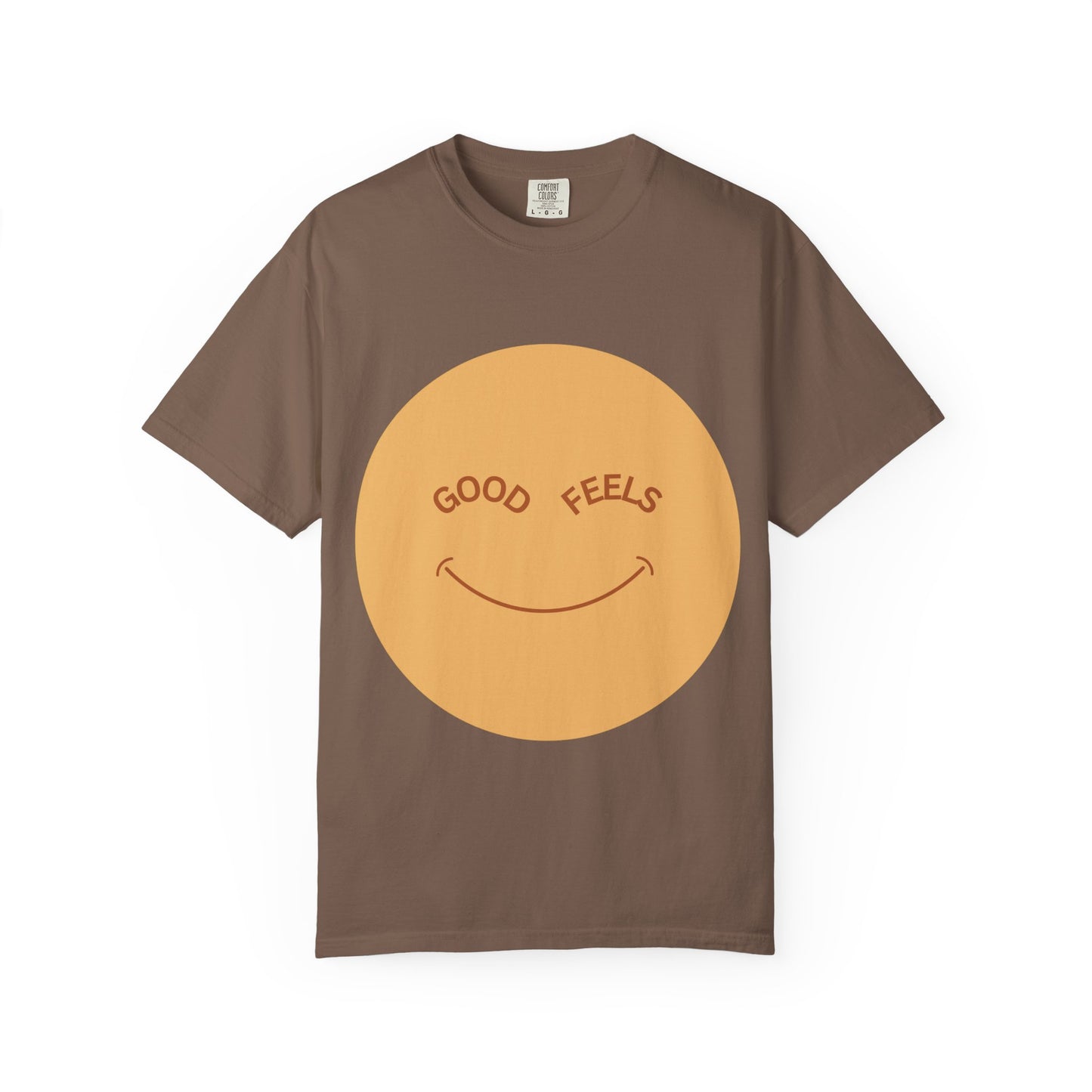 The Good Feels T-shirt | Brown Smile