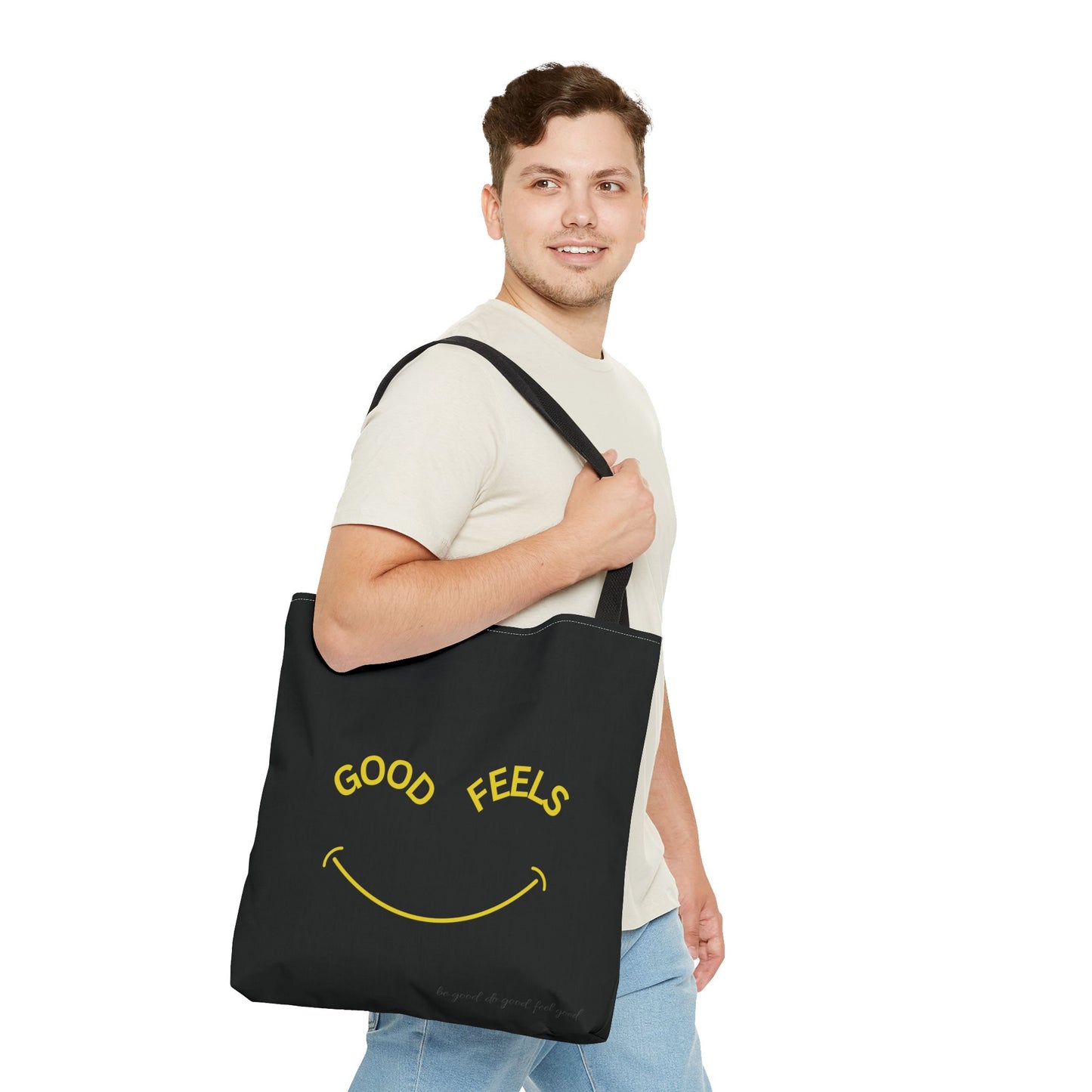 Black & Yellow Good Feels Tote Bag
