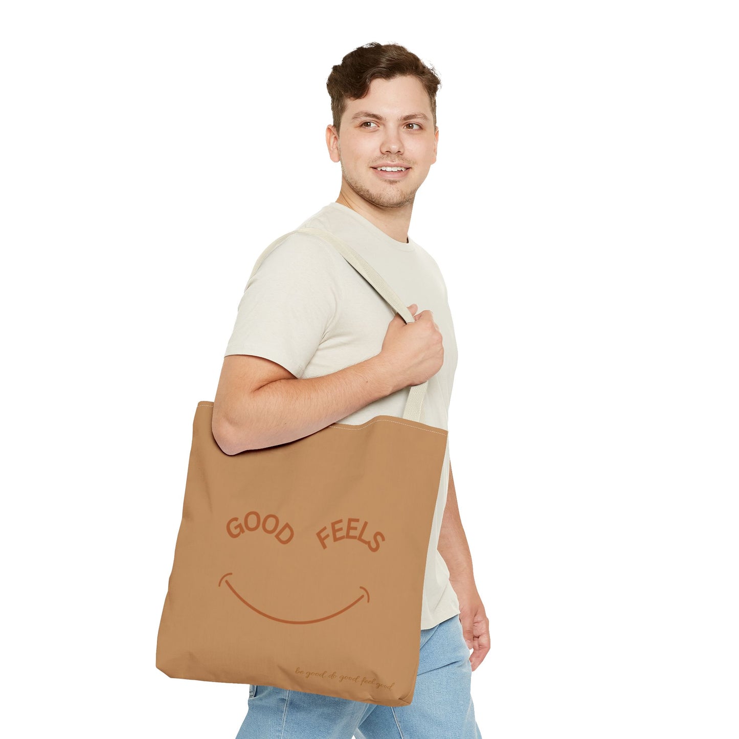 Tan Good Feels Tote Bag