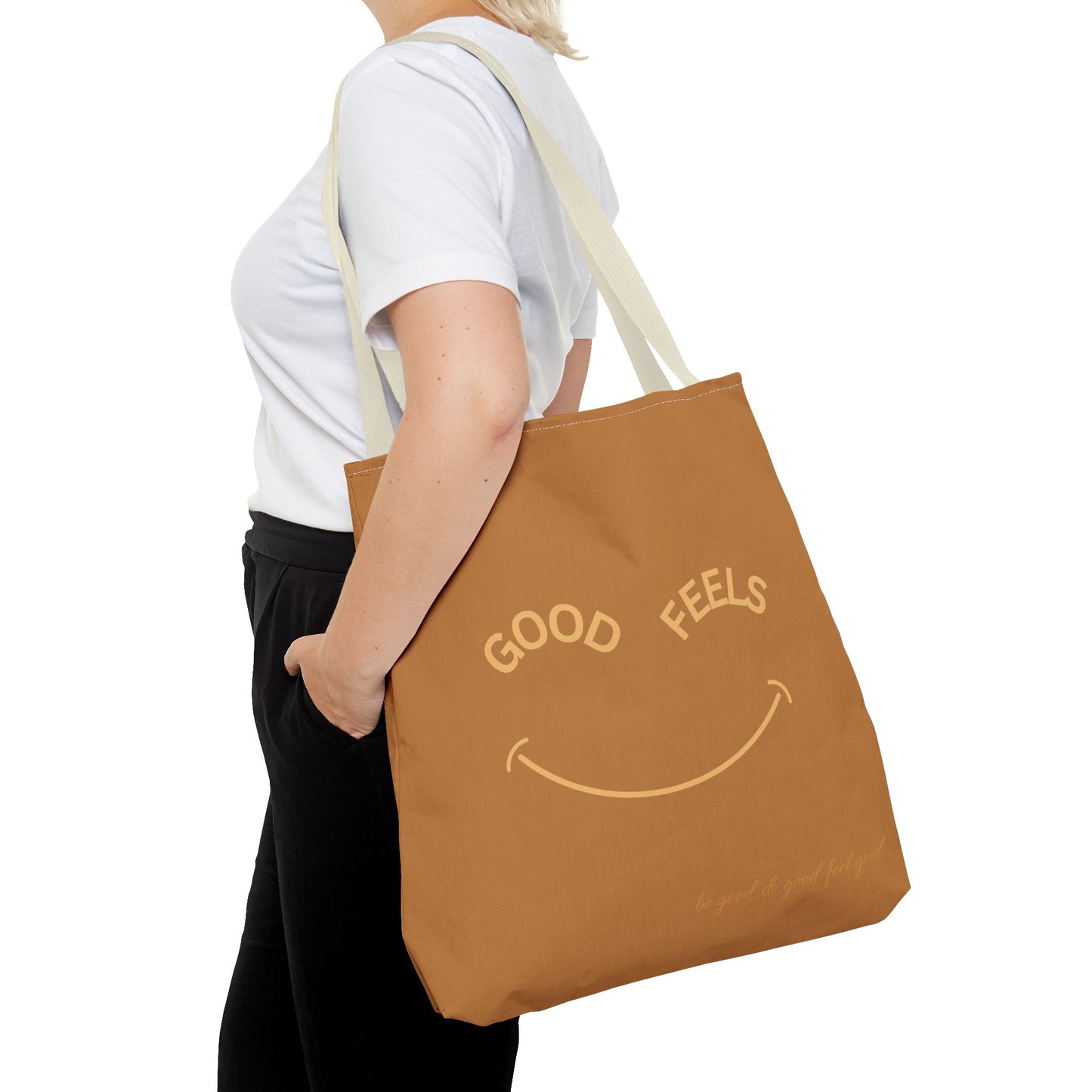 Camel Brown Good Feels Tote Bag