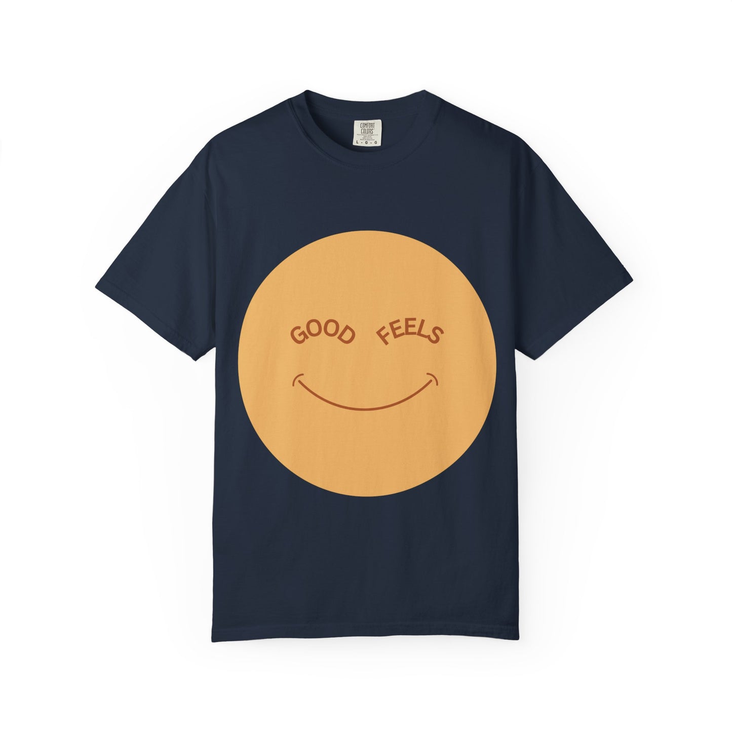The Good Feels T-shirt | Brown Smile