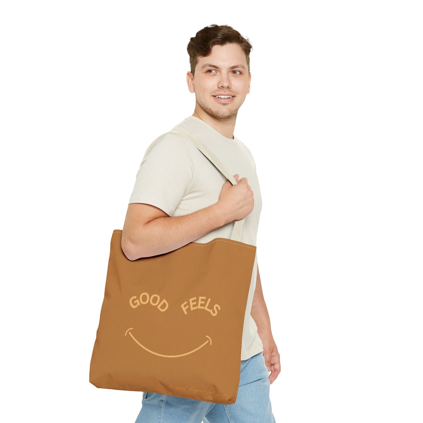 Camel Brown The Good Feels Society Tote Bag