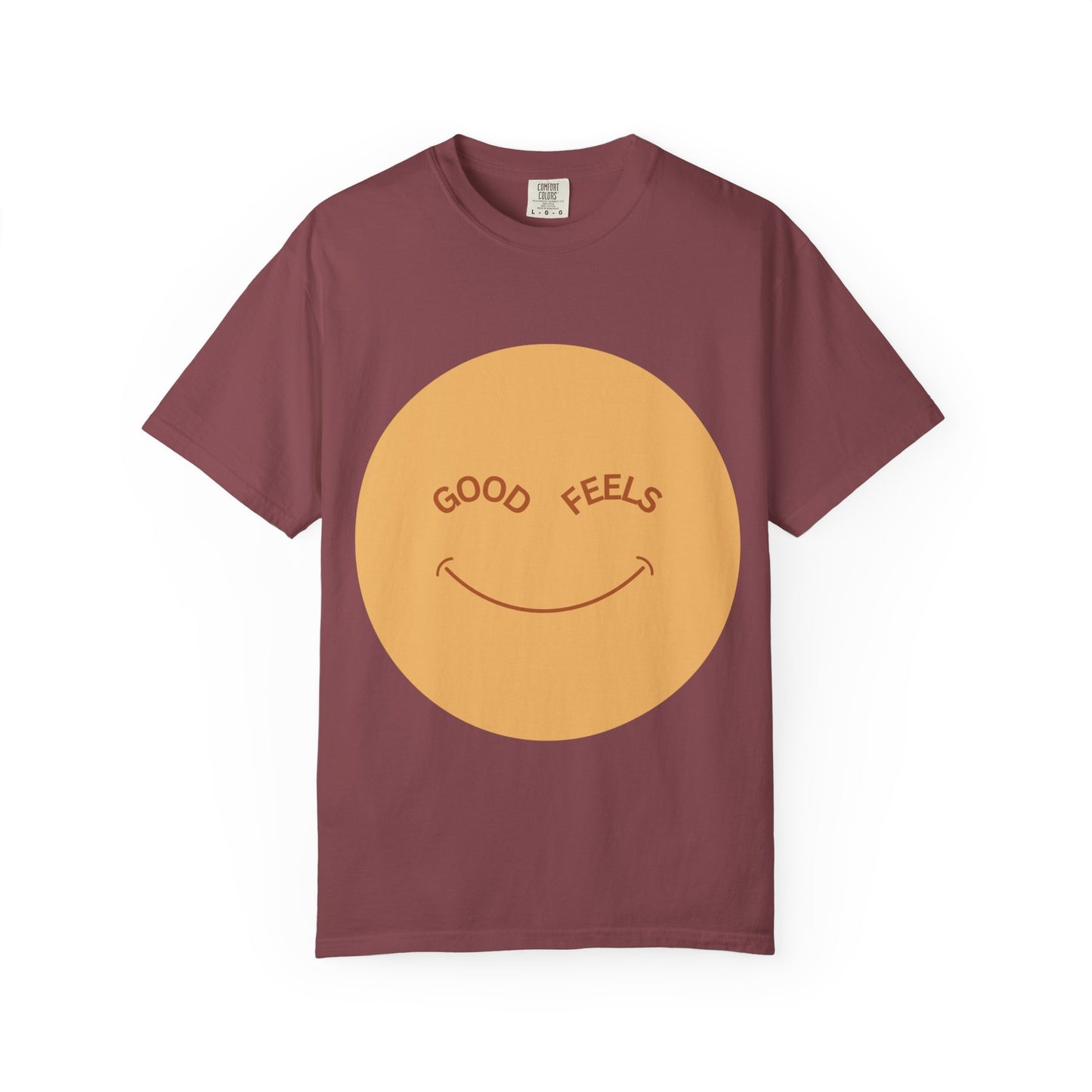 The Good Feels T-shirt | Brown Smile
