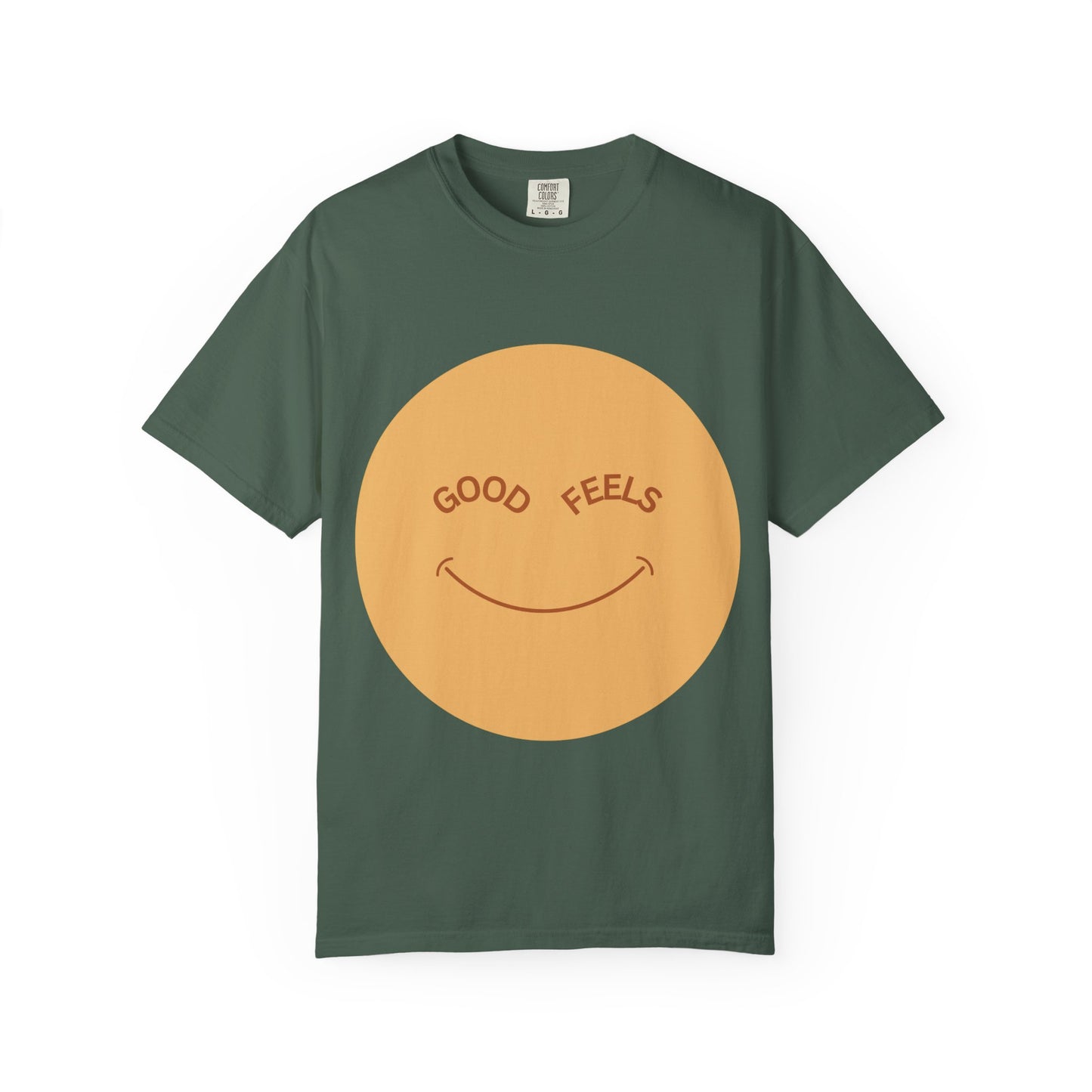 The Good Feels T-shirt | Brown Smile