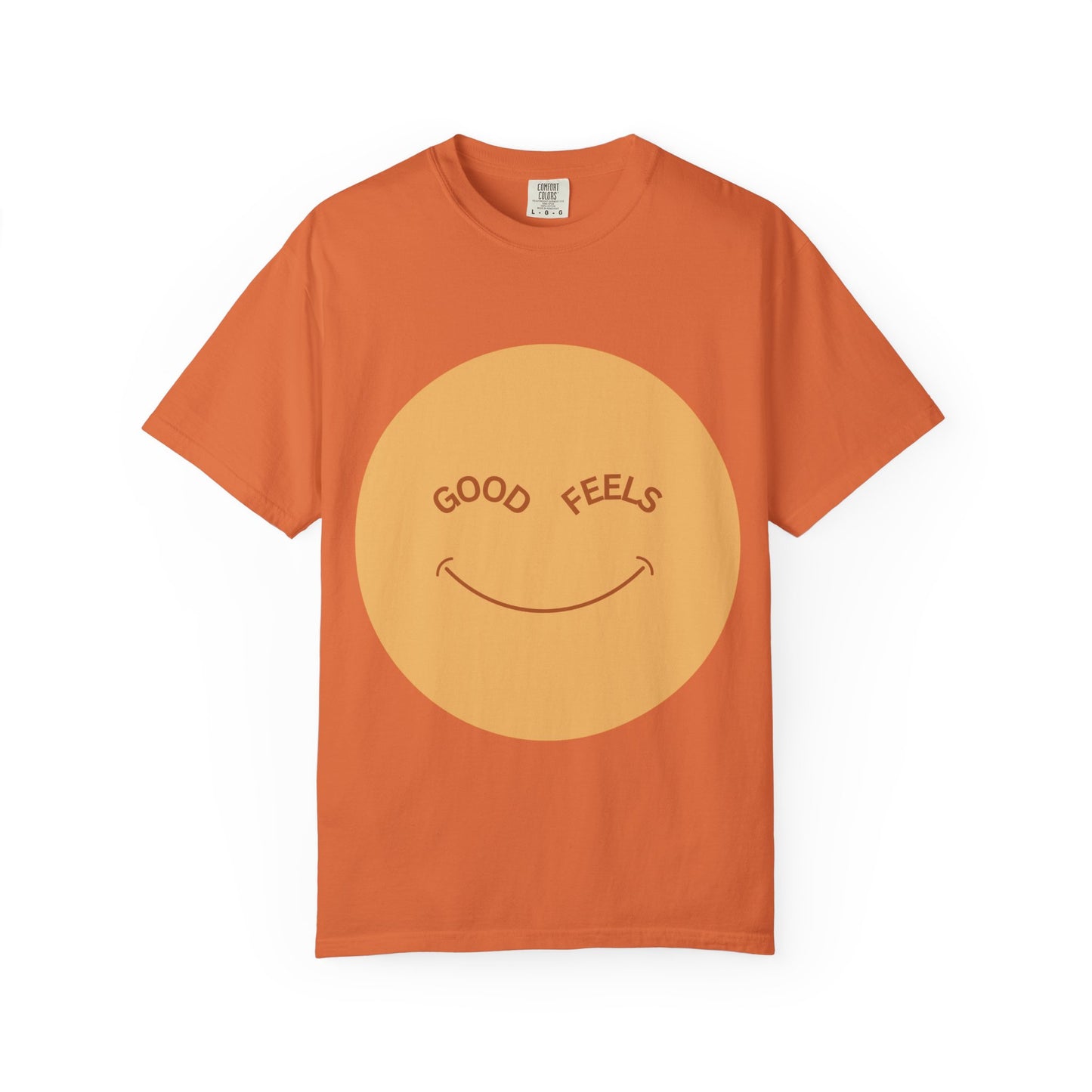 The Good Feels T-shirt | Brown Smile