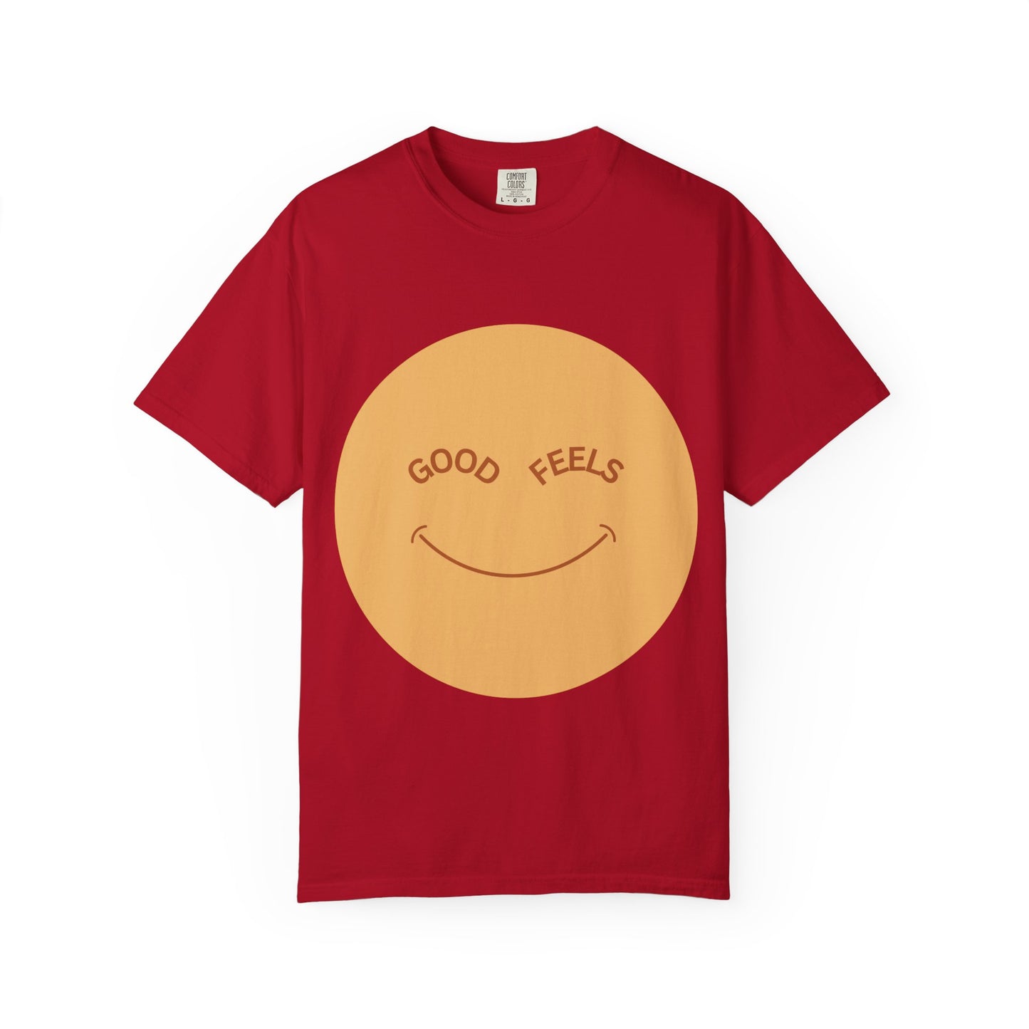 The Good Feels T-shirt | Brown Smile