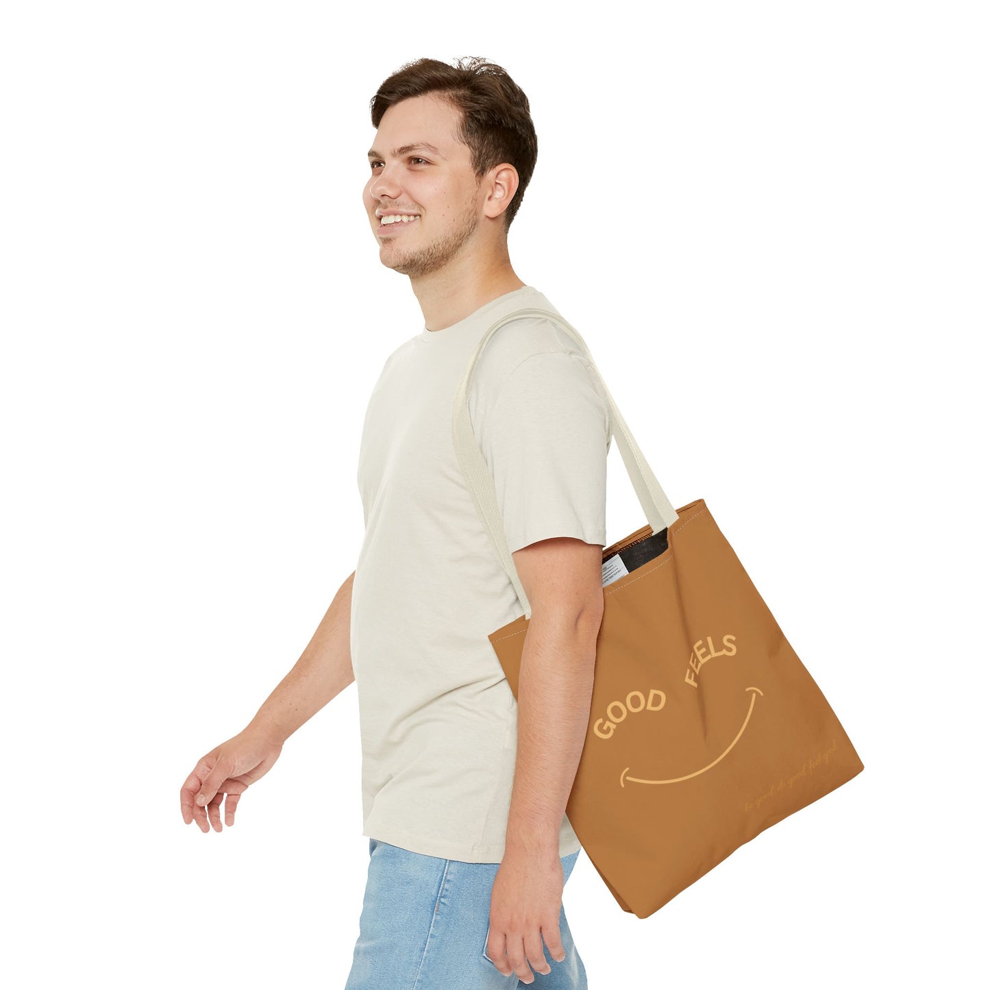 Camel Brown Good Feels Tote Bag
