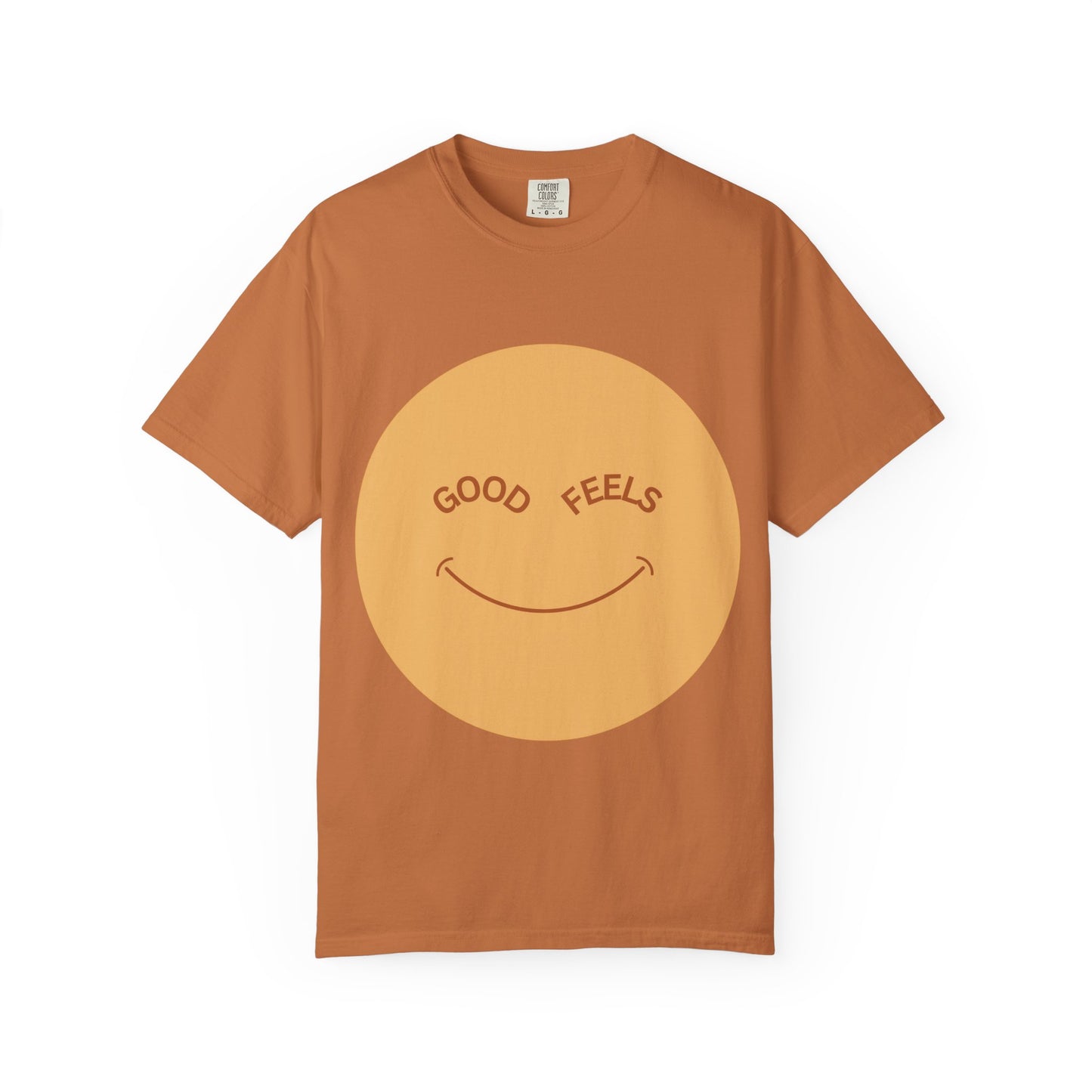 The Good Feels T-shirt | Brown Smile