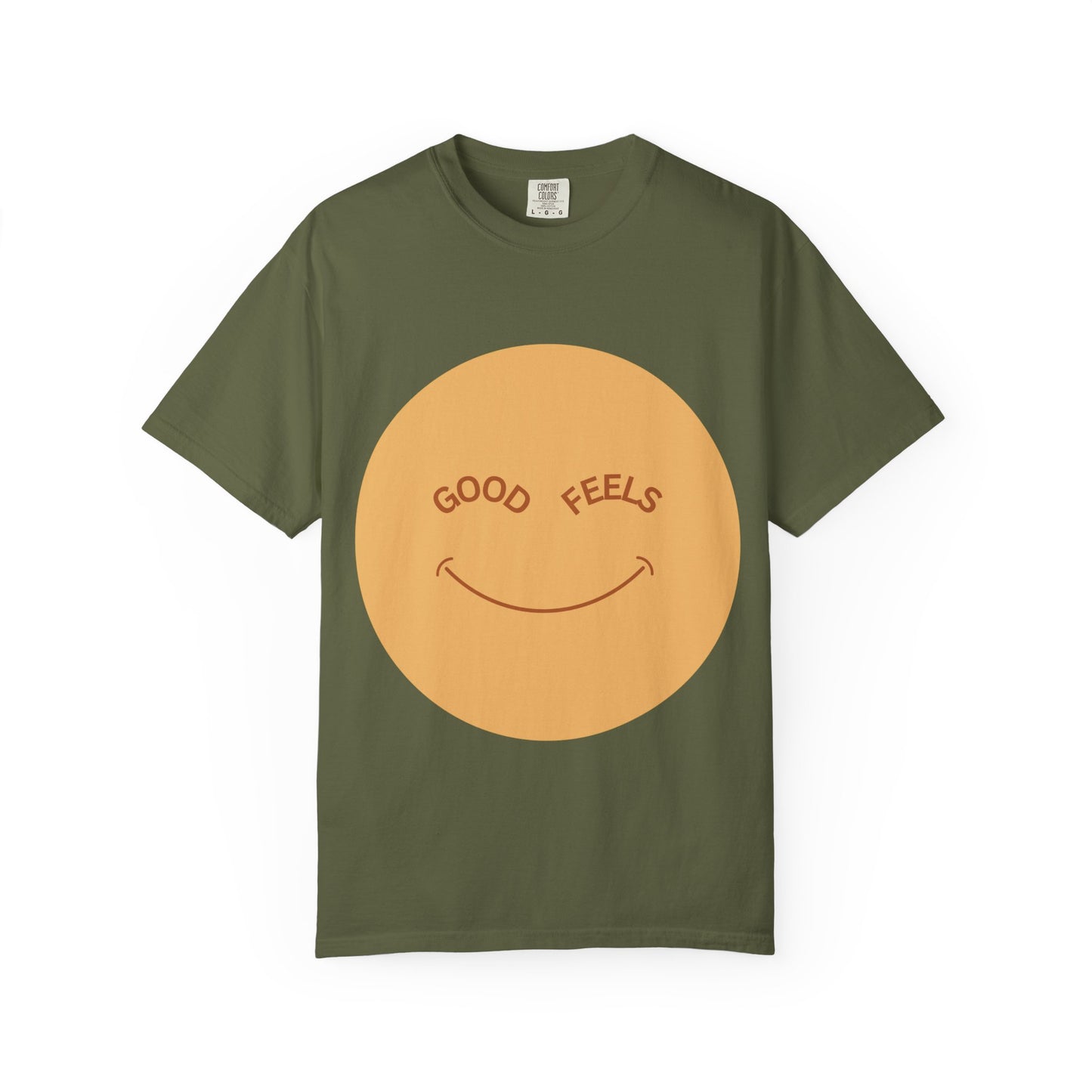 The Good Feels T-shirt | Brown Smile