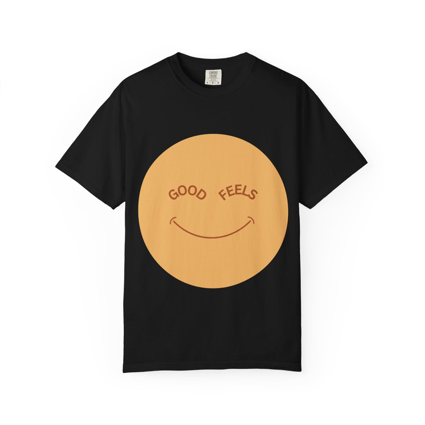 The Good Feels T-shirt | Brown Smile